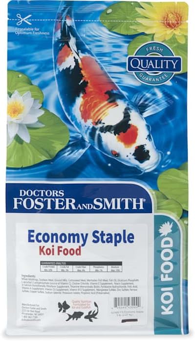 DRS. Foster and Smith Economy Staple Koi Food, 5 lbs.