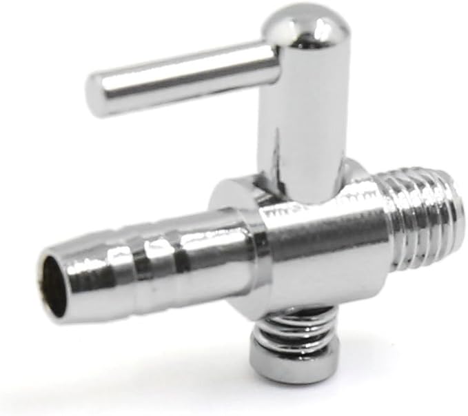 uxcell 6Pcs Stainless Steel Single Way Air Valve Distributor for Aquarium Pump