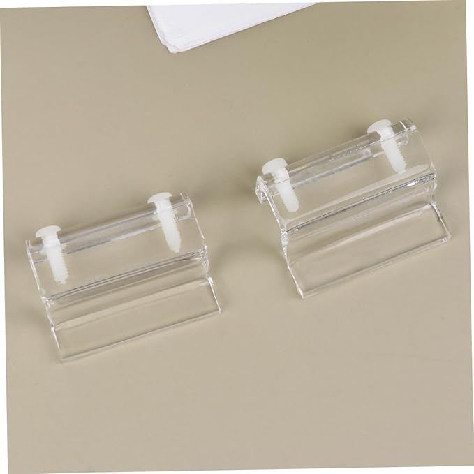 BESPORTBLE 8pcs Aquarium Support Bracket Acrylic Fish Tank Cover Holder for Open Tanks Holds Securely for Thick