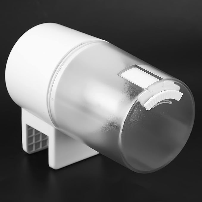 Automatic Fish Feeder | 12 / 24H Timer & Adjustable Portion for Aquarium | 60g / 100g Food Box | Sturdy Plastic Design for Fish/Turtles/Frogs