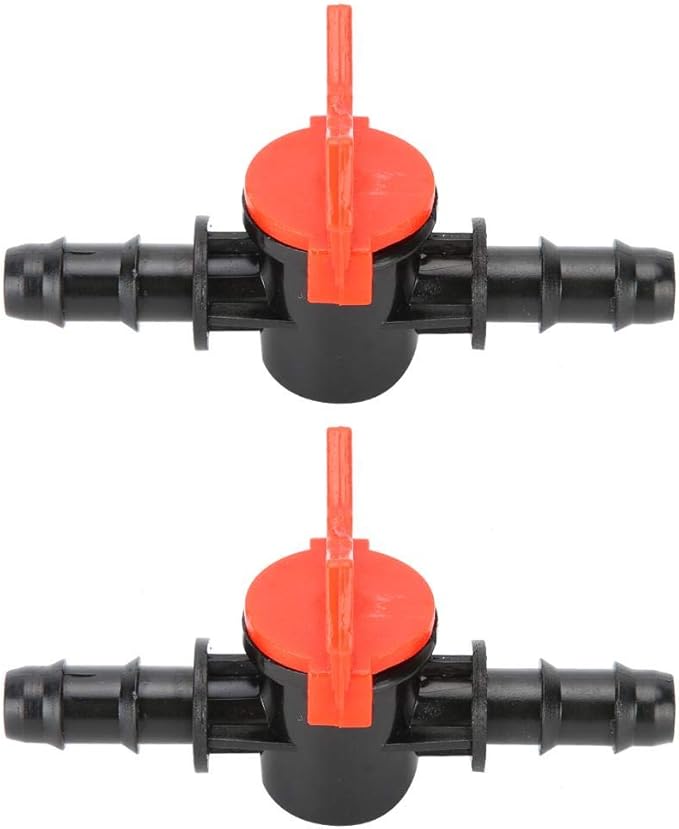 GLOGLOW Aquarium Air Valve, 2 Pcs Air Switch Valve Regulator Fish Water Flowing Regulator Aquarium Water Controller Tube Pipe Connector(10mm) Air Pump Accessories