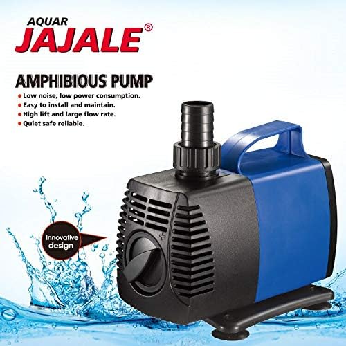 925 GPH Amphibious Submersible and Inline Water Pump - For Aquarium, Pond, Hydroponics, Fountain with Ceramic Shaft, 10.17 ft Lift, 75W - 5 Pack