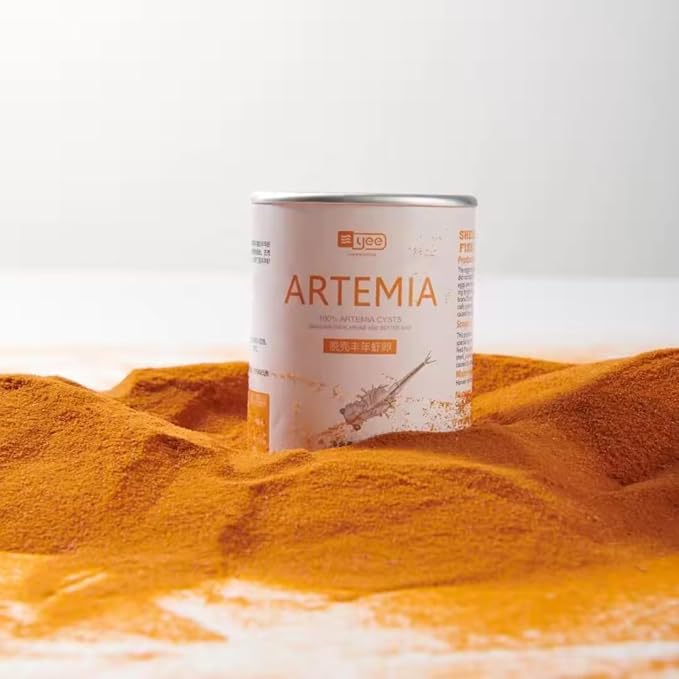 Decapsulated Brine Shrimp Eggs (Non-Hatching) - High Protein Natural Food for Fish, Fry, Corals, Freshwater & Marine Tanks - 100% Natural Artemia Nauplii (12 OZ (340 gram))
