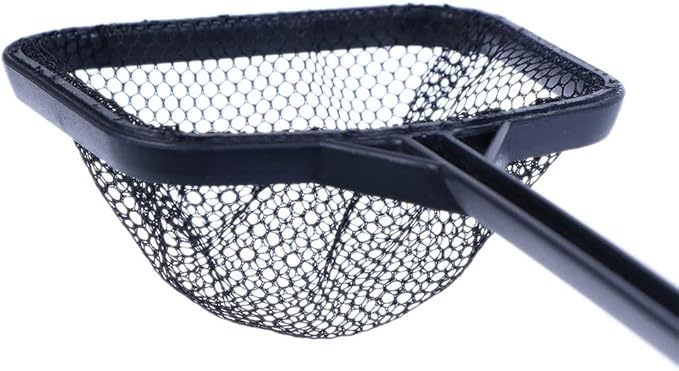 Generic Aquarium Fish Net Lightweight Nylon Fish Tank Fishing Net Square Fish Tank Net Plastic Fish Tank Catching Cleaning Mesh Tool, AM17CD0BNKSUS