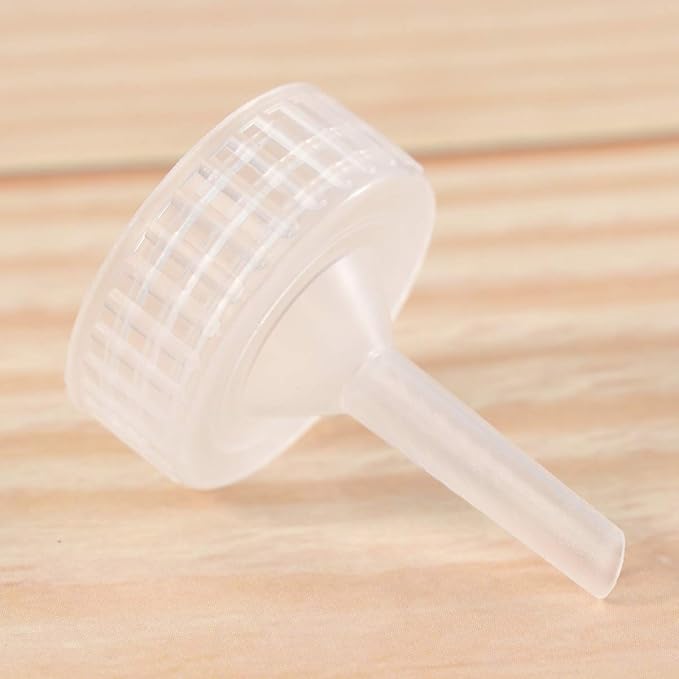 25pcs Brine Shrimp Artemia Hatchery Bottle Adapters Plastic Shrimp Egg Incubator Hatching Bottle Cap for Aquarium Fish Tank Oxygen Parts