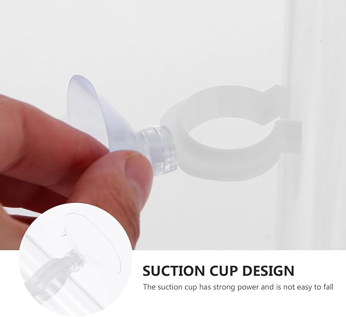 NUOBESTY Aquarium Shrimp Feeding Tool with Sucker and Tray, 40cm Acrylic Fish Tank Feeder Tube for Automatic Feeding in Shrimp and Fish Tanks
