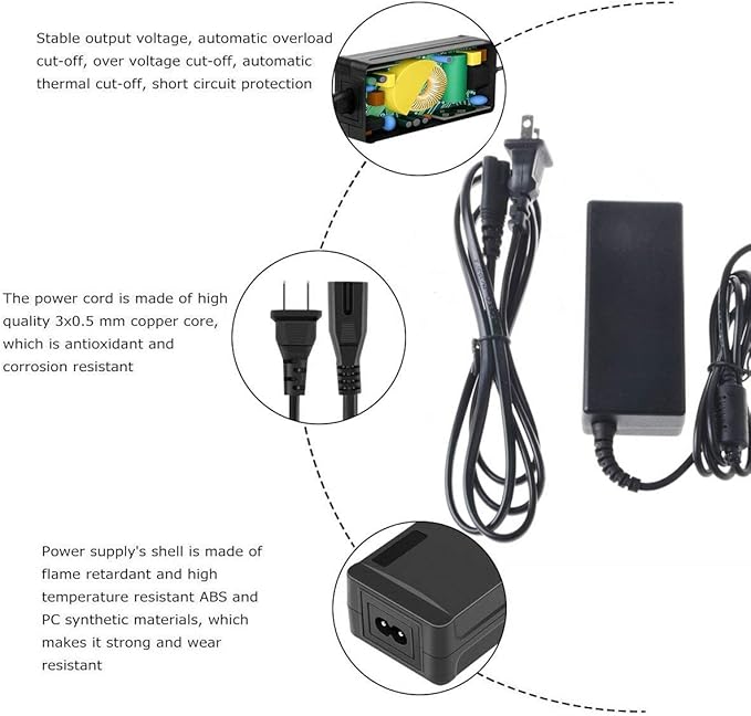 AC Adapter for AquaIllumination AI Hydra 26 52 Aquarium LED Light Power Supply