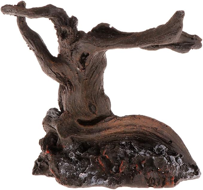 for Tank Decoration Aquarium Hideaway Tree Trunk Hideout Small Fish Betta House Resin Root Driftwood Ornament Heater Light Thermometers Plants Air Pump Gravel Sand Decorations Filter Filter Light Air