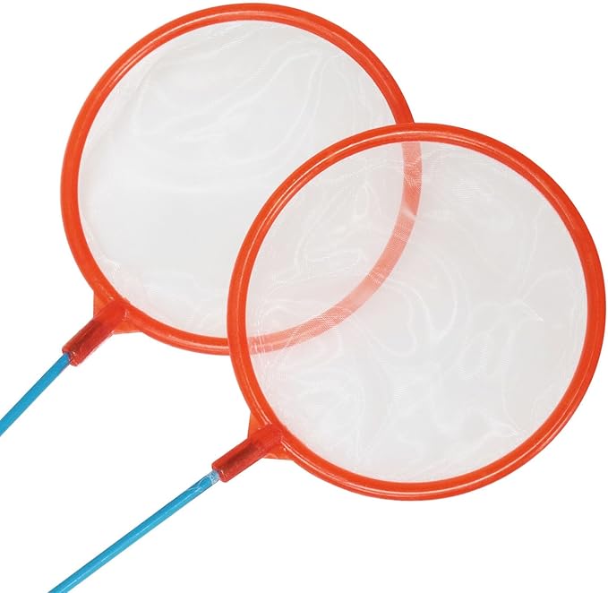Aquarium Fish Net Super Dense Brine Shrimp Sieve Fish Net Sieve Plastic Aquarium Fish Net (Random Color) 5PCS