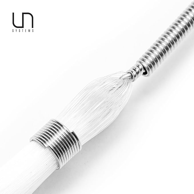 Ultum Nature Systems Twin Brush - Aquarium Brush for Glass Tanks, Pipe Cleaner Brush, Long Tube Cleaning Brush w/Double Ended Brush Styles - Flexible Drain Brush for Home Kitchen Sink - 59.05 in