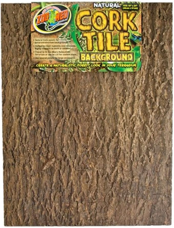 Zoo Med Natural Cork Tile Background, 18 x 24-Inch
