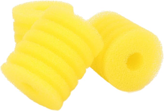 Fydun 3Pcs Fish Filter Foam Sponge, Aquarium Cylindrical Sponge,Fish Accessories Rolls for