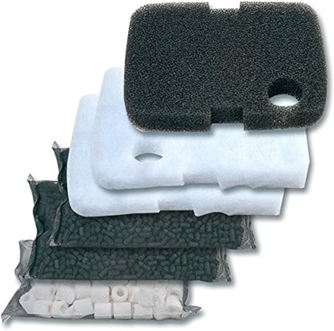 Cascade Penn Plax Elite Filter Recharge Kits: Bio Floss, Bio Foam, Pro Carb and Bio Rings 1200/1500-60 Day Recharge