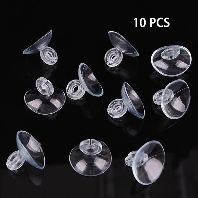20Pcs Black Aquarium Suction Cup, Cup Holder Sucker Tube Sucker Clear Airline Tube Clips Holders Clamps for Fish Tank Tubing Aquarium Air Pump Accessories, Aquarium Pumps and Filters