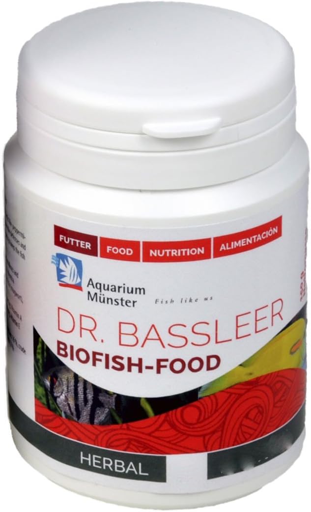 Bassleer Herbal BioFish Food - Formulated for Optimal Fish Health (Med, 600g)