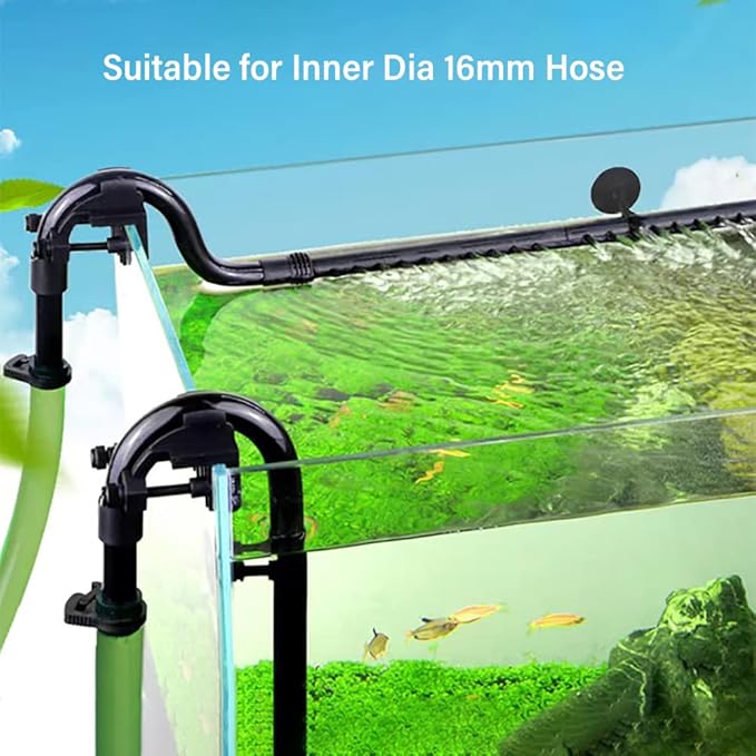 Aquarium Canister Filter Inlet Outlet, Fish Tank Filter Tube Aquarium External Canister Filter Water Inflow Outflow Tube for HW302B/303B
