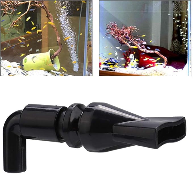 5Pcs Aquarium Pump Duckbill Nozzle, 360° Rotating Water Outlet Fish Tank Outflow End Plumbing Fitting(S)