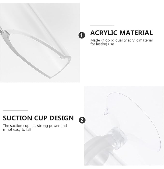 BESPORTBLE Aquarium Shrimp Feeding Tool with Suction Cup and Tray, 32cm Fish Tank Feeder Tube for Automatic Fish and Shrimp Feeding in Home Aquariums
