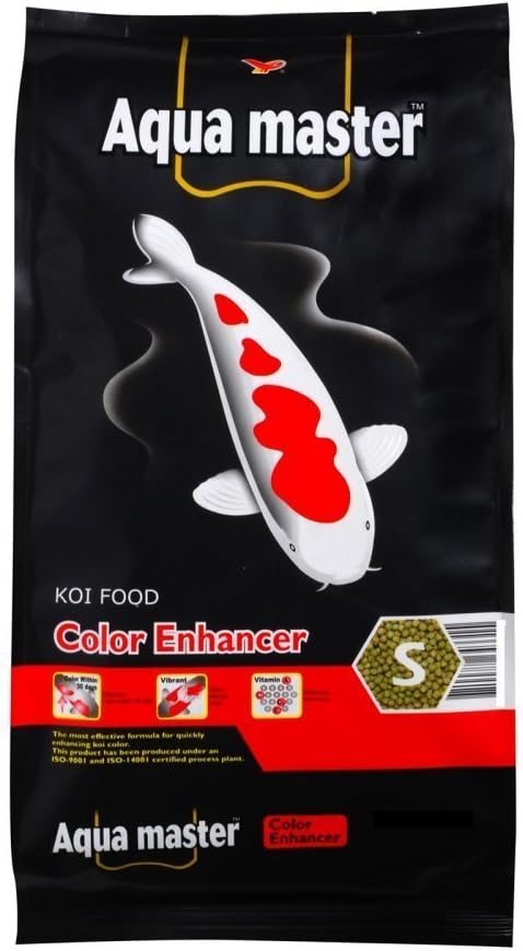 Aqua Master Color Enhancer Fish Food, 11-Pound/Bag, Large