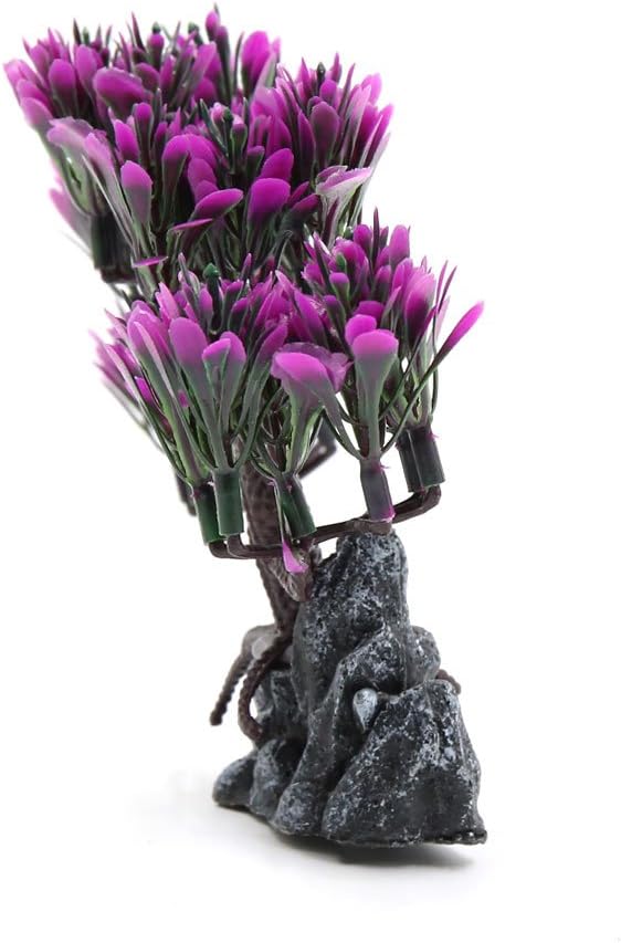 uxcell Plastic Tree rium Tank Landscape Decoration Home Decor 5.1inch High