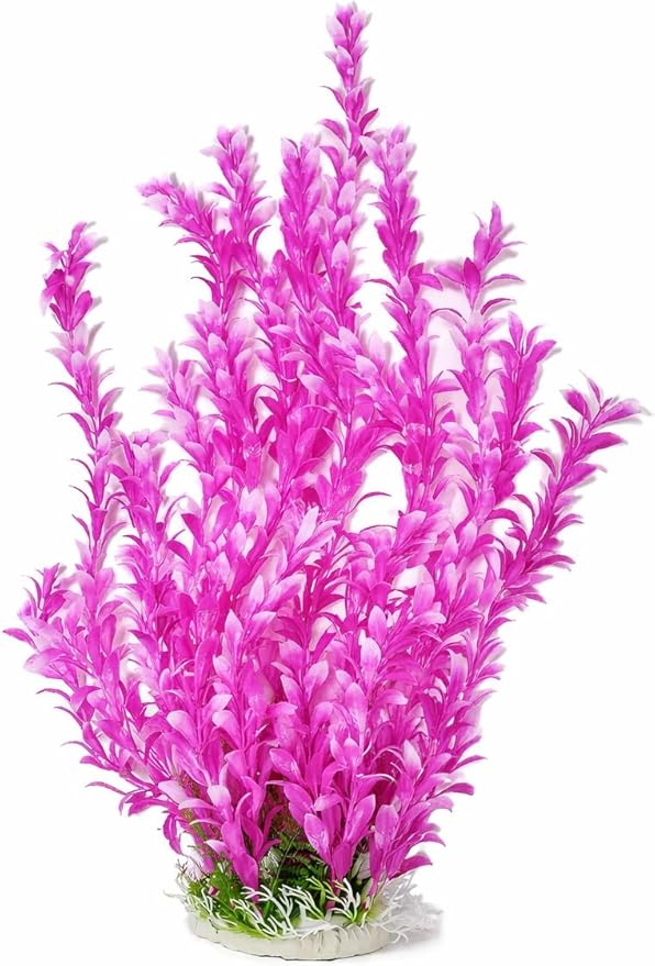 Aquatop PD-BH25 20 Inch Bacopa-Like Aquarium Plant with Weighted Base