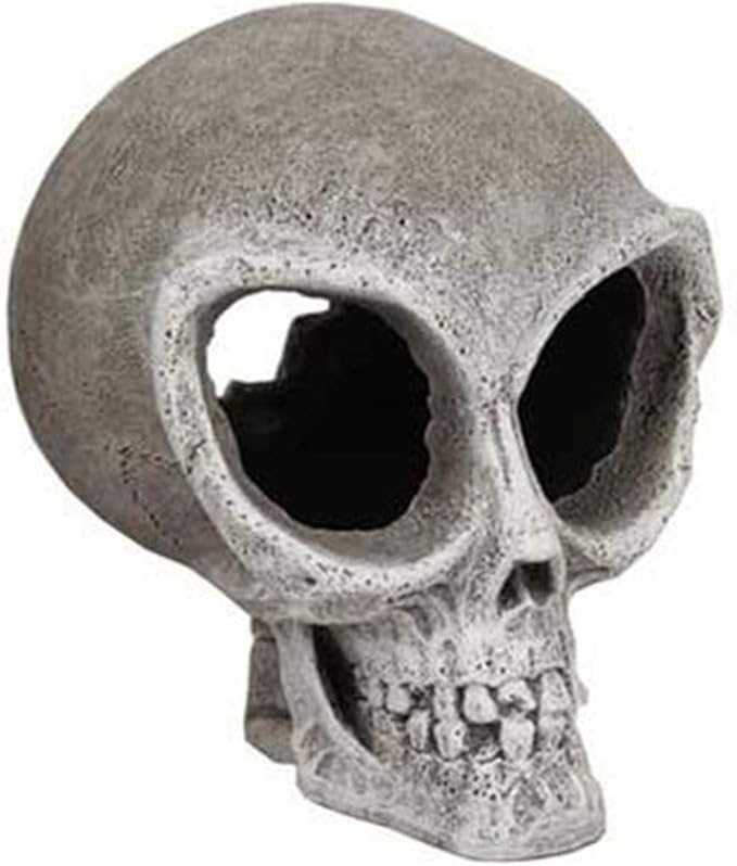Exotic Environments Alien Skull, Small, 4-1/2-Inch by 5-1/2-Inch by 5-1/2-Inch