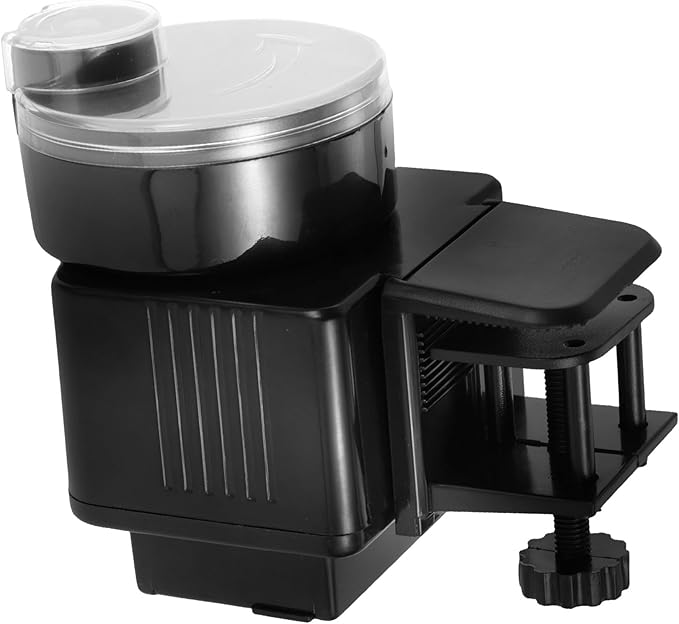 Balacoo Automatic Fish Feeder for Aquarium and Small Tank, Mechanical Timing Food Dispenser, Batteryless Fish and Turtle Feeding Tool for Vacation Use