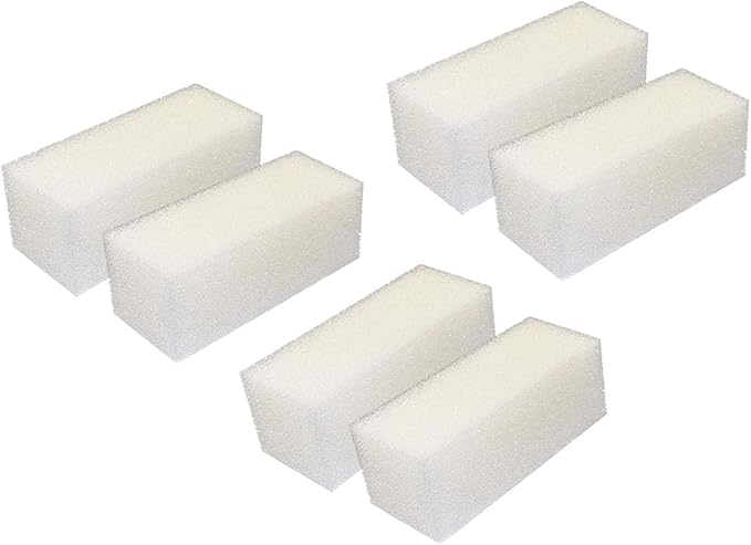 6 Pack Foam Filters for Aqua Clear 500 110 Replacement freshwater Aquarium Filter