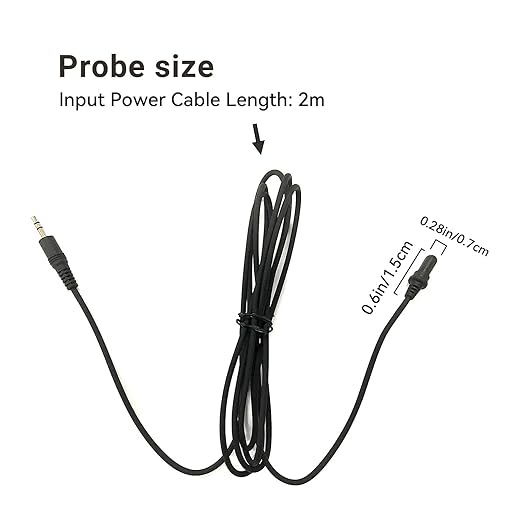 Inkbird Detachable Aquarium Probe, 6.6ft/2m, for Heating and Cooling Temperature Controller for Freshwater Saltwater Aquarium