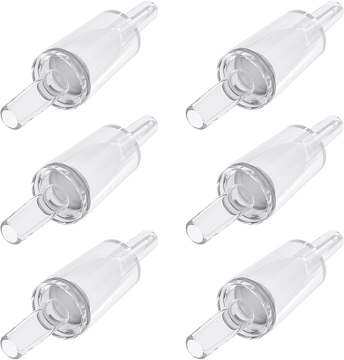 Pawfly Aquarium Check Valves Plastic One Way Non-Return Check Valve for Fish Tank