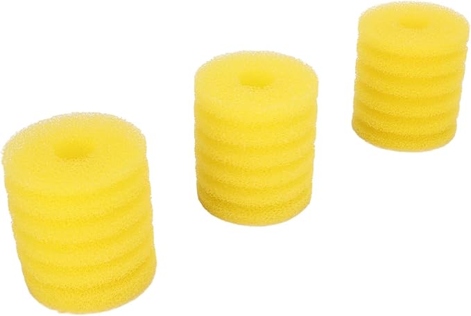 3Pcs Aquarium Filter Sponge Aquarium Filter Foam Sponge Fish Cylindrical Filter Foam Sponge Rolls Filter Accessories for Fish Aquarium Pre Filter fish tank filter