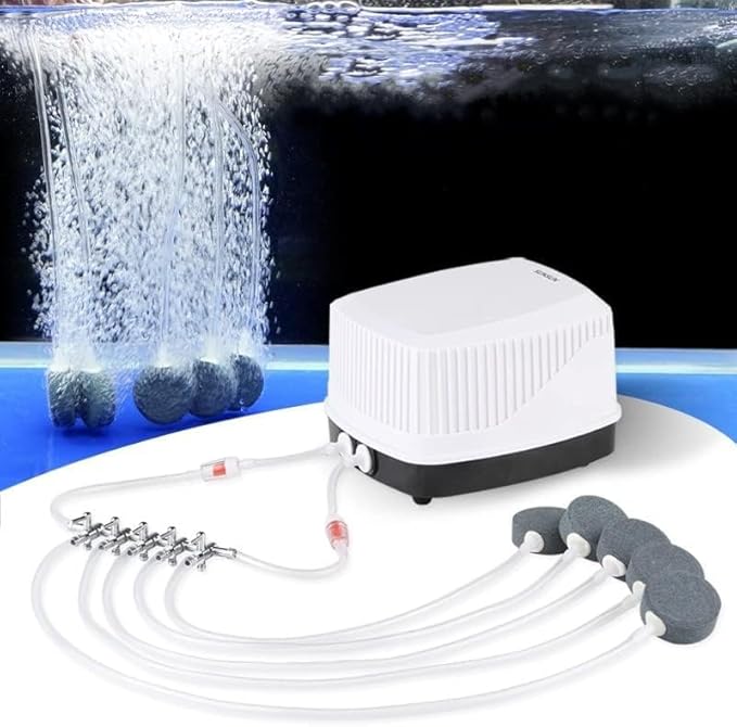 Aquarium Fish Tank 5mm Tube 6 Way Outlet Aquarium Air Flow Valve Distributor Splitter