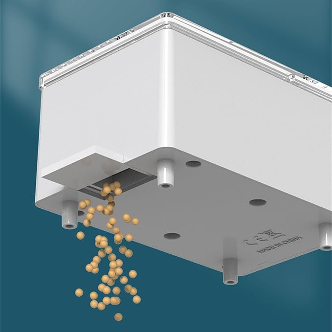 Feeding Food Dispenser Automated Fish Food Dispenser Timed Feeding Device for Holiday Care Automatic Fish Feeder