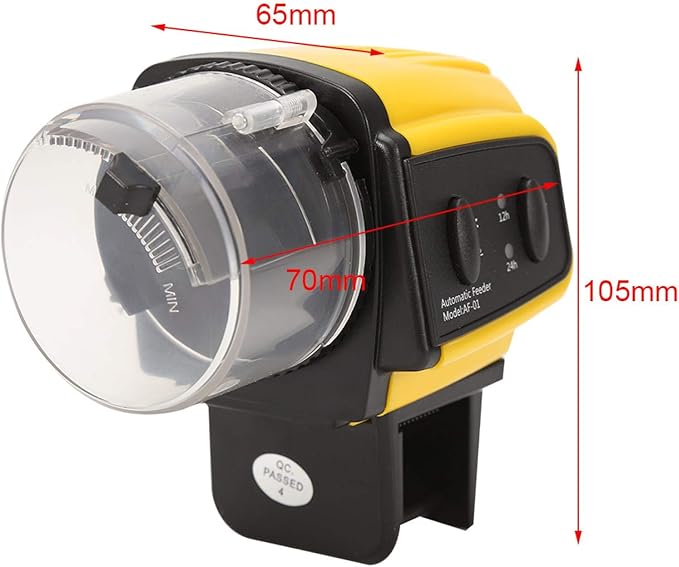 1Pc Digital Automatic Electrical Plastic Fish Feeder Timer Home Aquarium Tank Food Feeding Hot