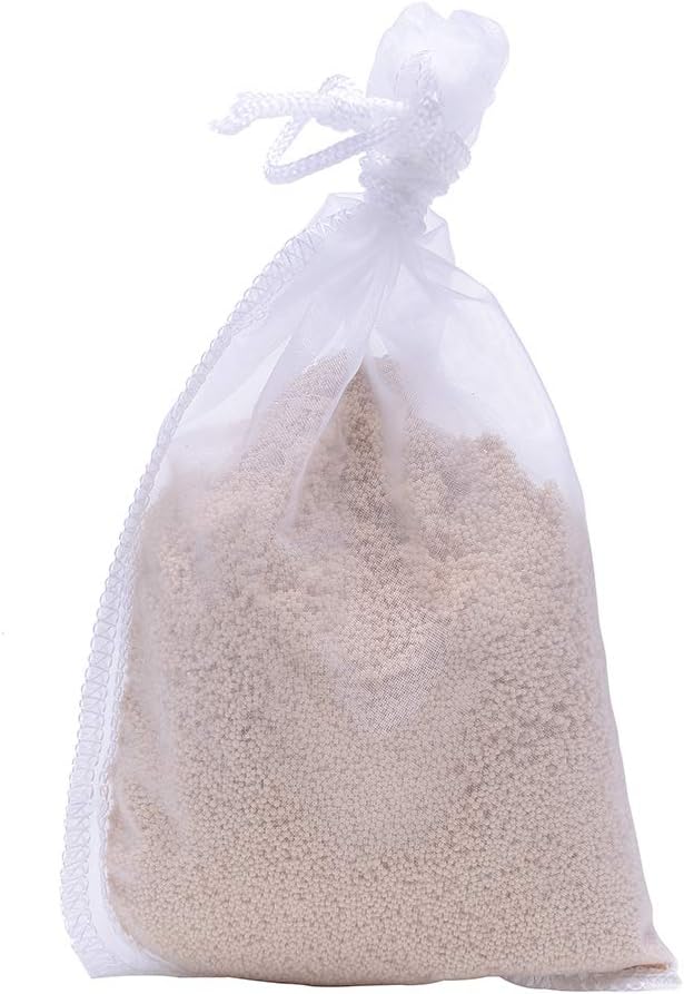 ALEGI Media Filter Bag Aquarium Extra Fine,Reusable 180 Micron Drawstring Mesh Filter Bags for Very Fine Resins Filter (10"*3.9" (6 Pack))