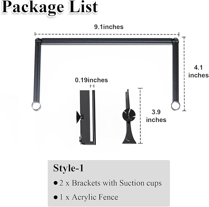 Pryitier Aquarium Floating Plant Barrier, Floating Plant Corral Self Adjusts to Water Level Fish Tank Fence Keeps the Floaters Away from the Filter