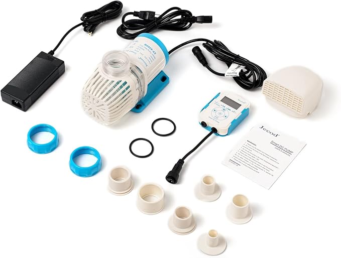 Jecod EP Smart DC Pump with LCD Display Controller for Saltwater Tank (EP-8500M, 2245GPH)