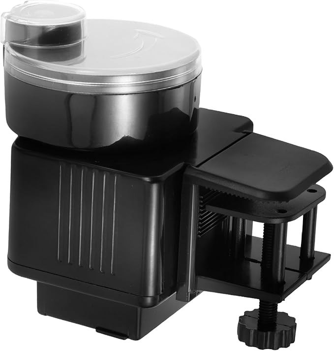 Toyvian Automatic Aquarium Fish Feeder Electric Fish Feeding Tool for Tank Without Battery Suitable for Goldfish