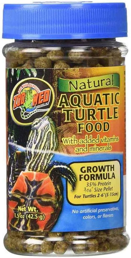 Zoo Med Aquatic Turtle Food Growth Formula 1.5 Oz. - Pack of 2