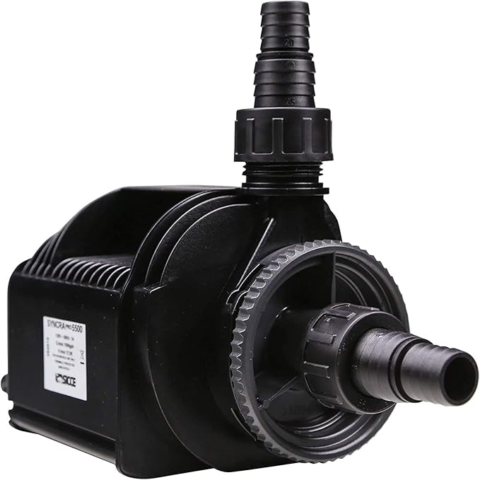 Sicce Syncra Pro 5500 Submersible Water Pump 1500 GPH High Performance Quiet Pump for Aquariums, Ponds, Fountain