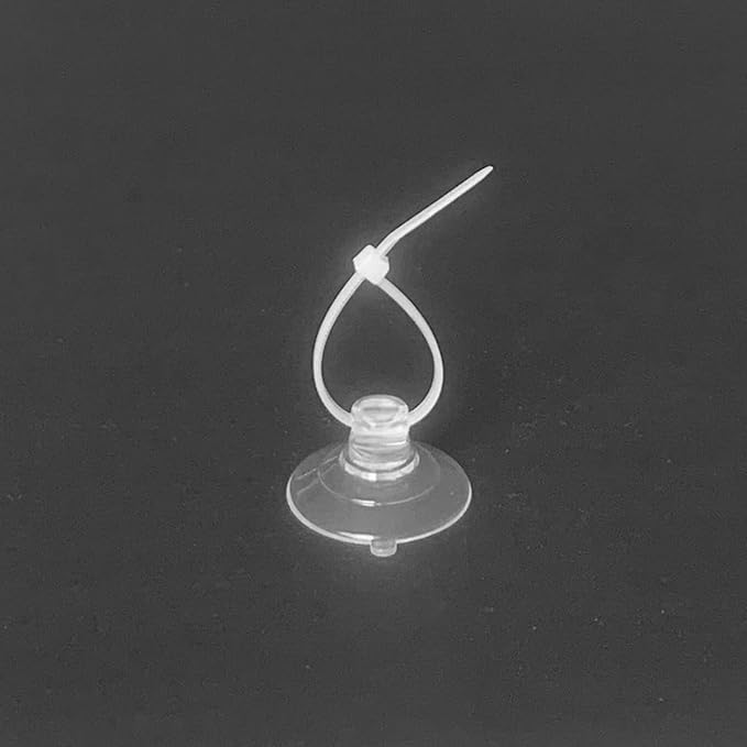 Aquarium Suction Cups, Heavy Duty Aquarium Suction Cups with Adjustable Cable Ties, Dia.1.2"/1.8" Optional (1.8")