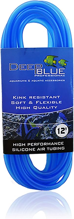 ADB12295 Silicone Air Tubing for Aquarium, 12-Feet