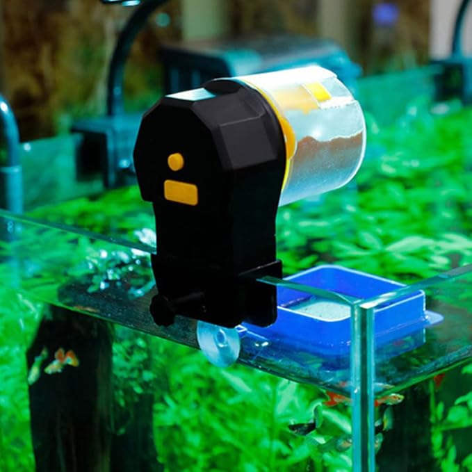 YARNOW 1set Automatic Fish Feeder Timer Easy to Install Vacation Fish Feeding Device for and Betta and Stable Design for Breeding for Weekend Use