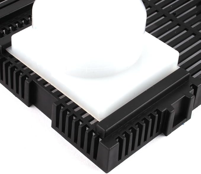 XMHF Aquarium Fish Tank Undergravel Plastic Filter Board Air Tube 28pcs Black