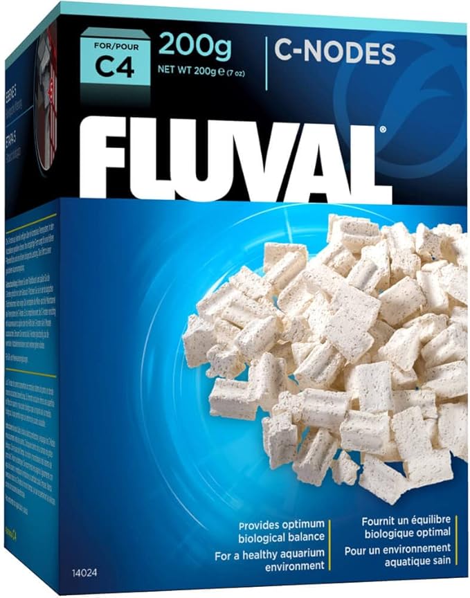 Fluval C4 Nodes, Replacement Aquarium Filter Media, 7 Ounces, 14024