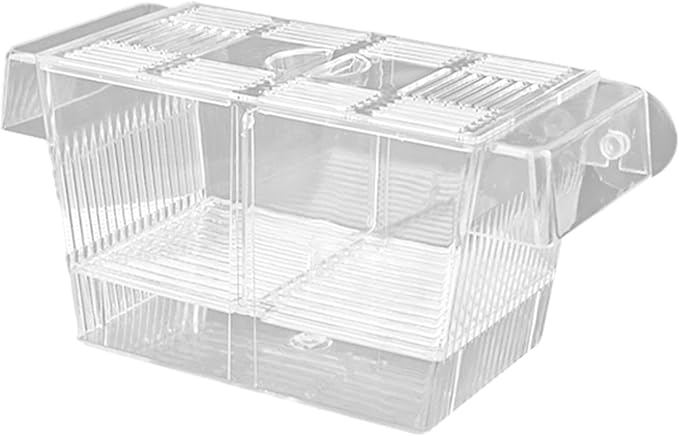 Fish Breeding Box - Fish Tank Divider Acclimation Box, Acrylic Hatchery Incubator Fish Tank | Fish Tank Breeder Box, Baby Fish Tank for Baby Fishes, Shrimp, Clownfish, Guppy, Aggressive Fishes