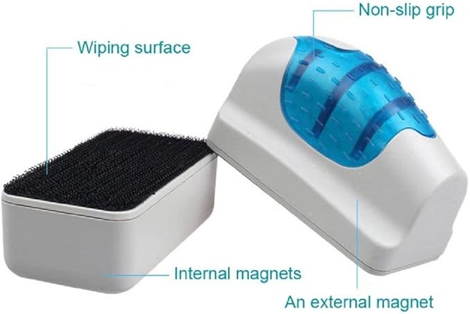CNZ Magnetic Aquarium Glass Cleaner Aquatic Algae Cleaning Magnet (Medium)