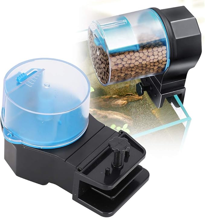 Zerodis Automatic Fish Feeder for Aquarium, Auto Fish Food Dispenser Automatic Smart Food Feeding for Small Tank Betta Koi