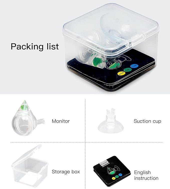 Aquatic CO2 Drop Checker Detachable Tear Drop Shape Without Solution,Upgraded Version