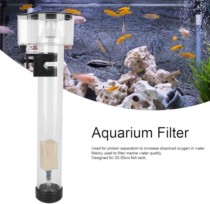 Ejoyous Acrylic Protein Skimmer Separator with IQ5 Aquarium Filter Accessory for Fish Marine Saltwater